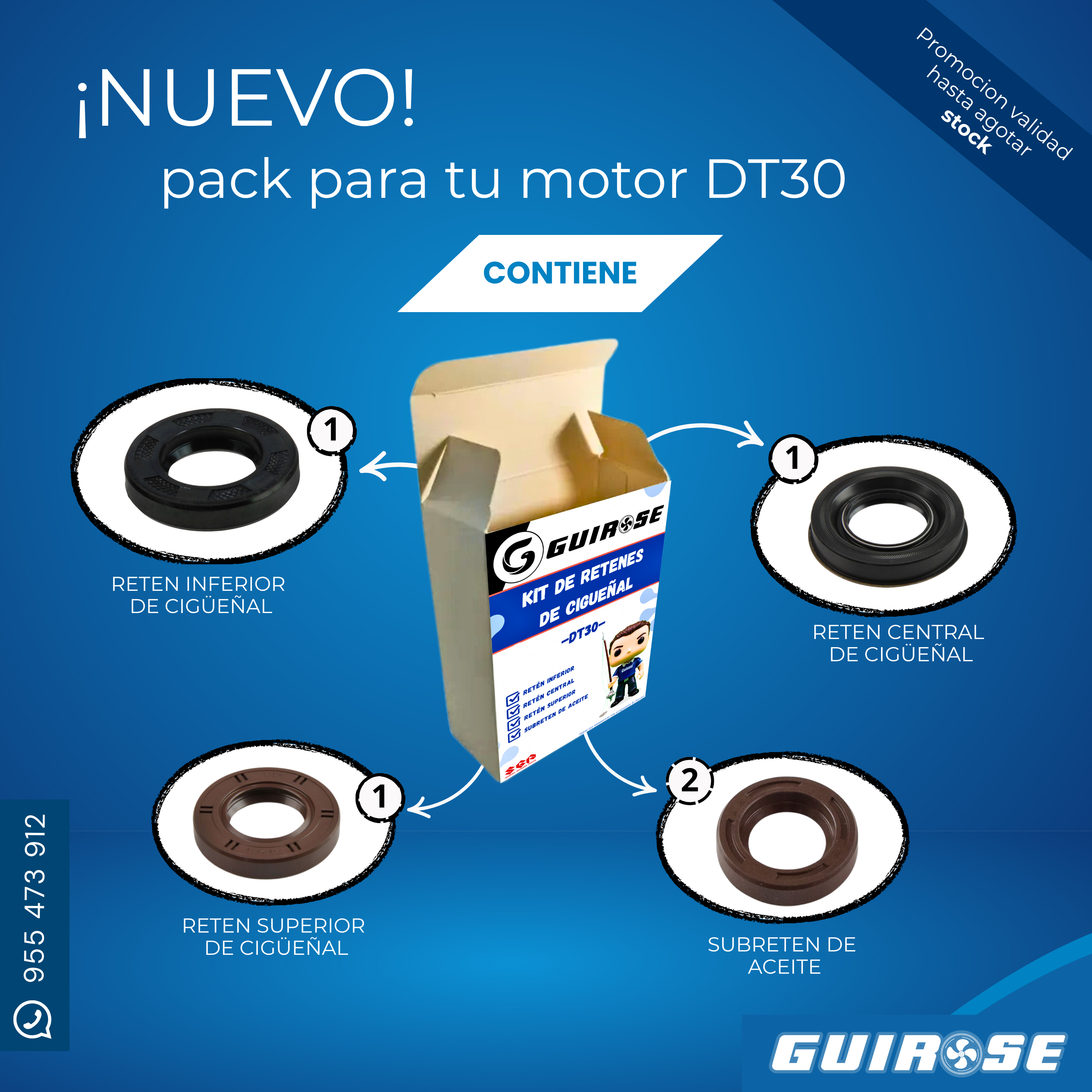 KIT RETEN DT30