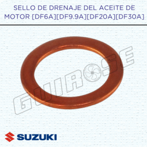 SELLO DE DRENAJE DEL ACEITE DE MOTOR [DF6A][DF9.9A][DF20A][DF30A]